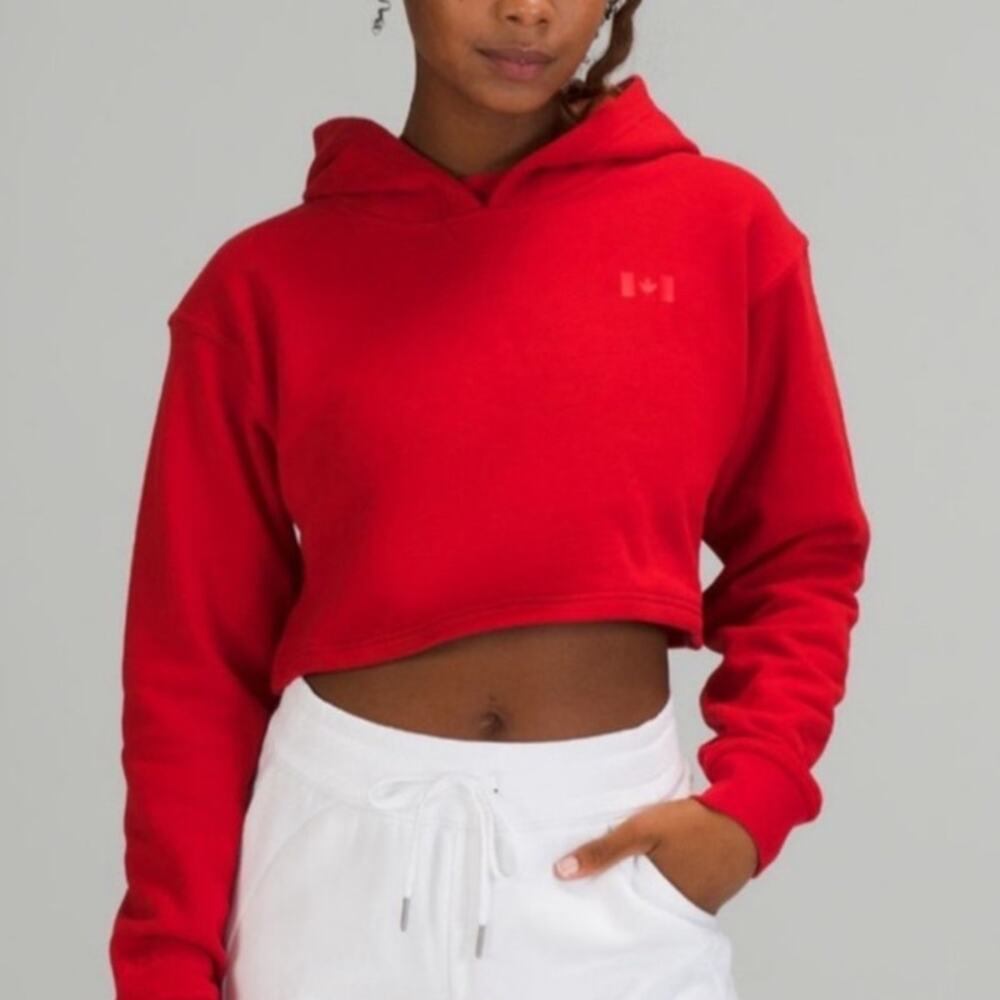 lululemon athletica Vibrant Red Hoodie